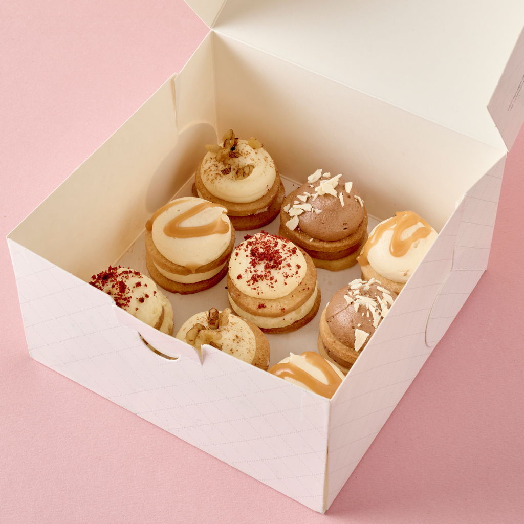 Mini layer cookies 9 st. (Kerst)