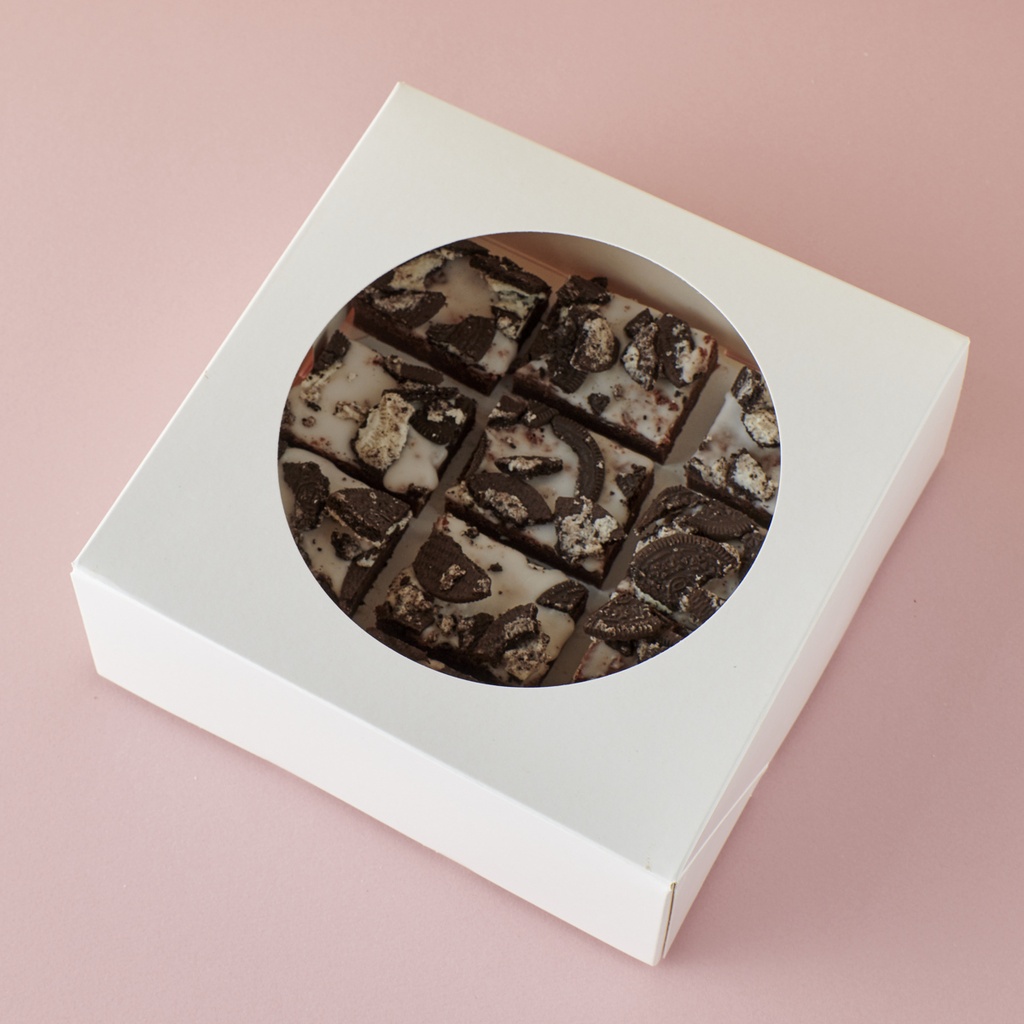VEGAN: Oreo Brownie Box (Kerst)