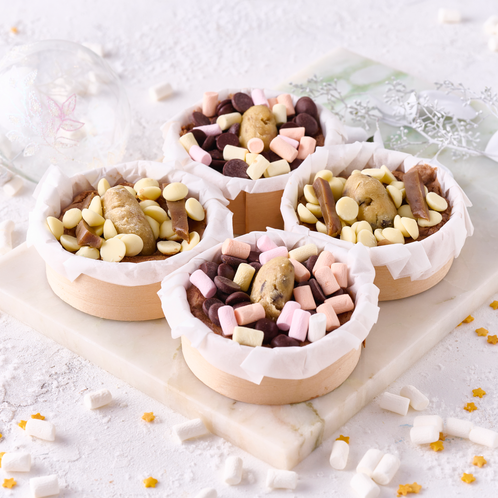 BBQ brownie box 4 st. (Kerst)