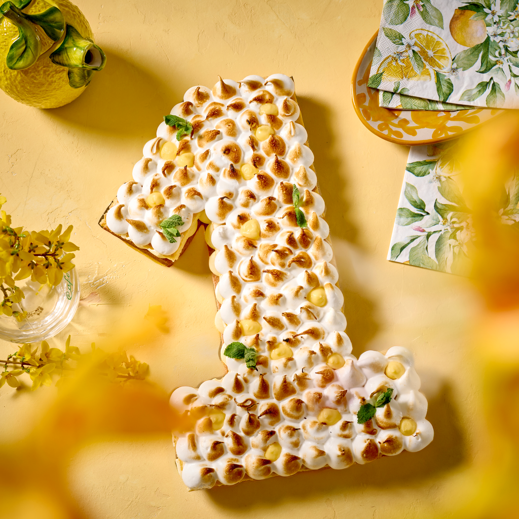 Numbercake Lemon Meringue