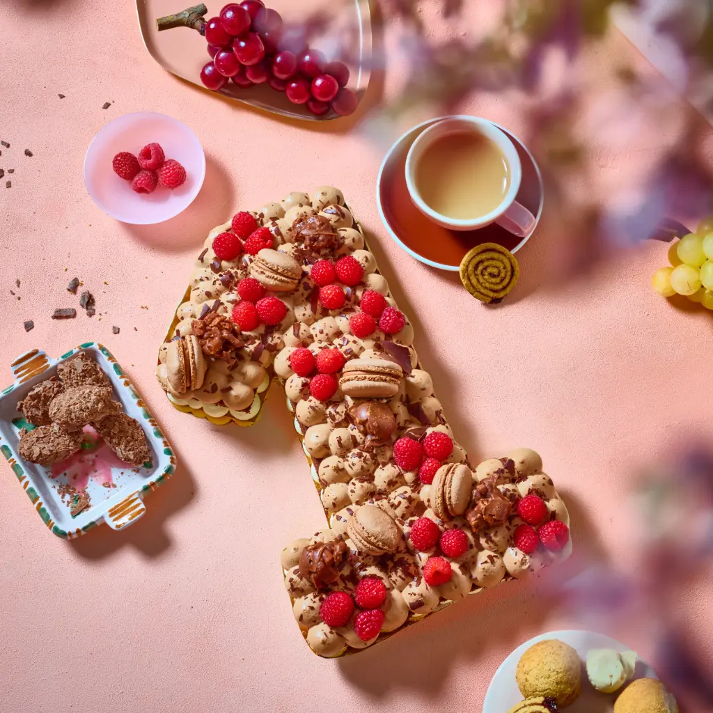 Numbercake Chocolade Framboos