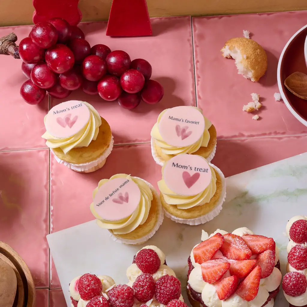 Fête des mères : cupcake à la vanille