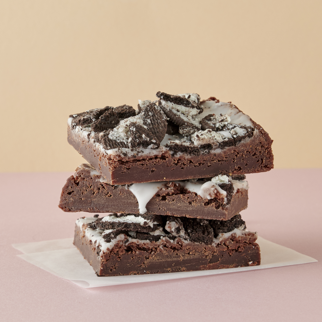 Oreo Brownie (vegan) (half platter)