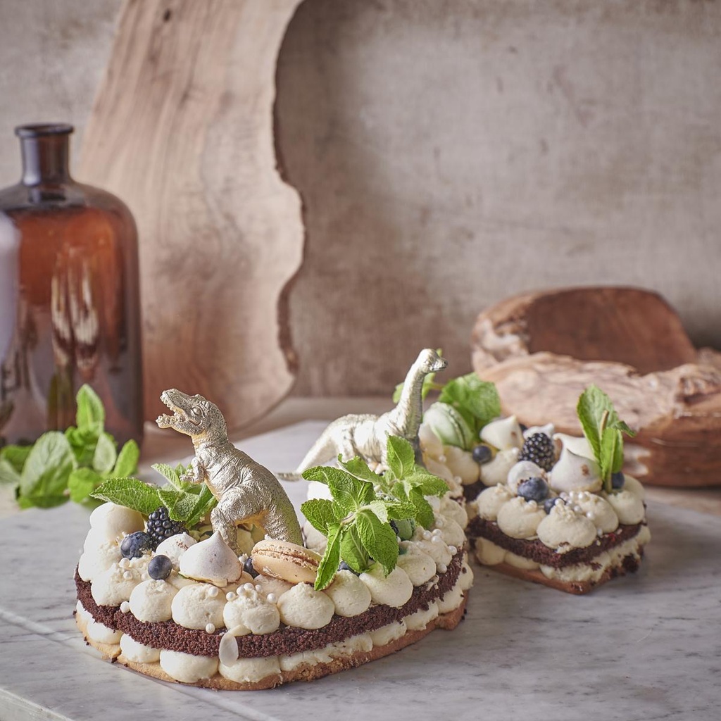 Number cake Dino jungle