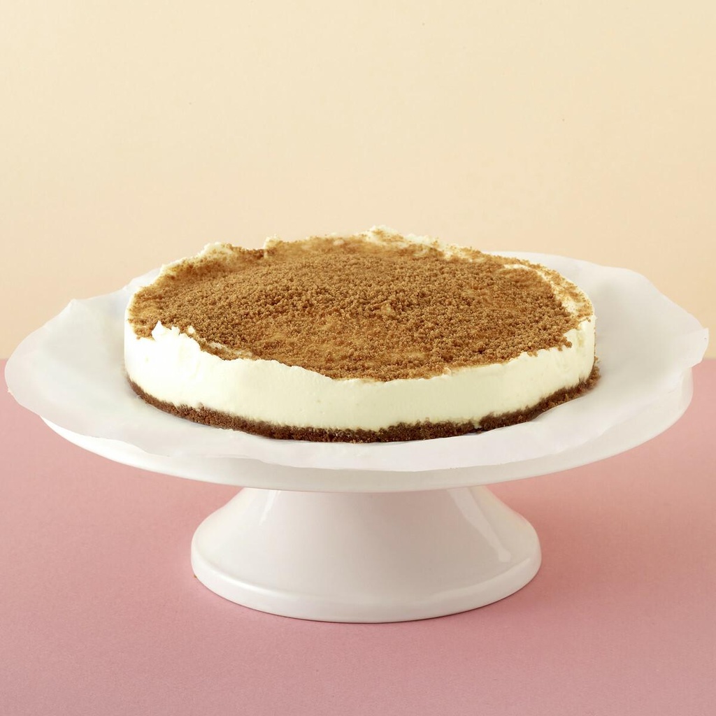 No-Bake White Chocolate Biscoff Cheesecake