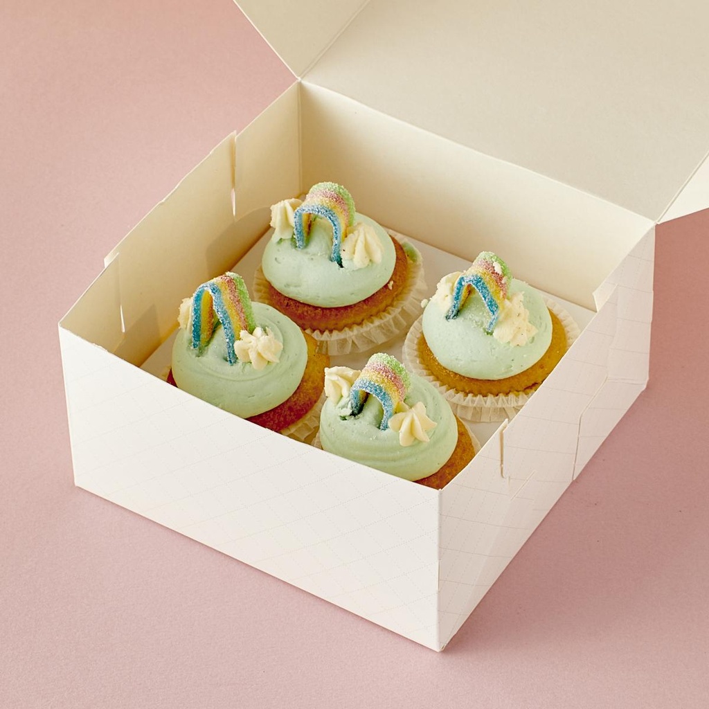 Rainbow Cupcake Box (4 st.)