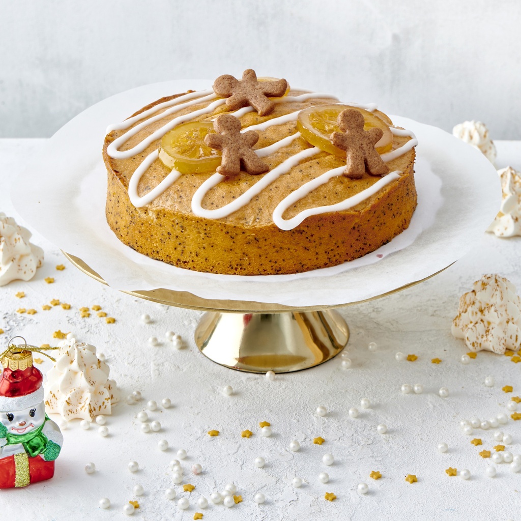 Cake Citron Graine de Pavot Noël