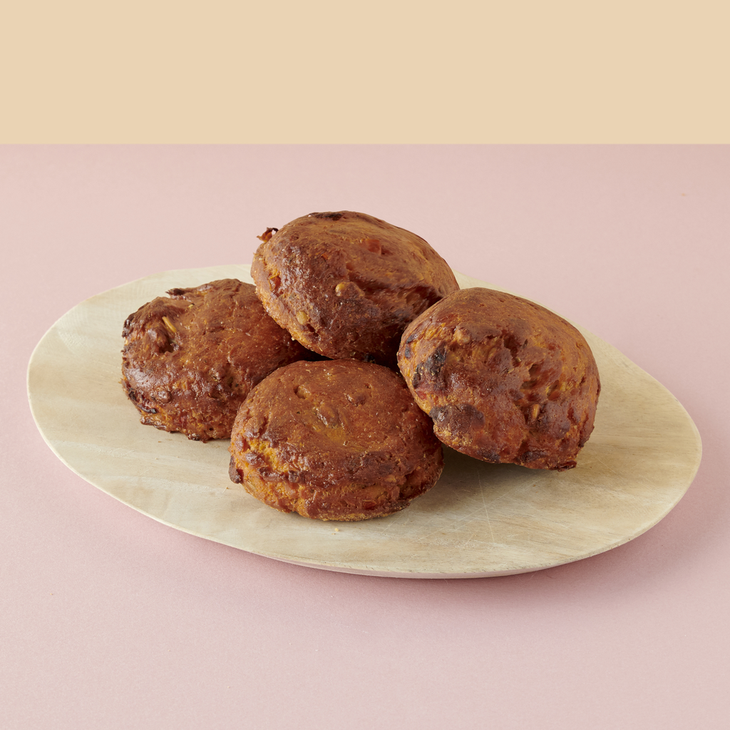 Scones with sun-dried tomato Christmas (4st.)