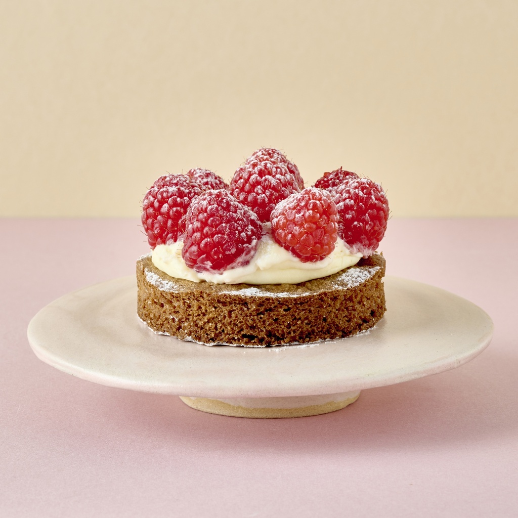 Gâteau Bretonne à la framboise 
