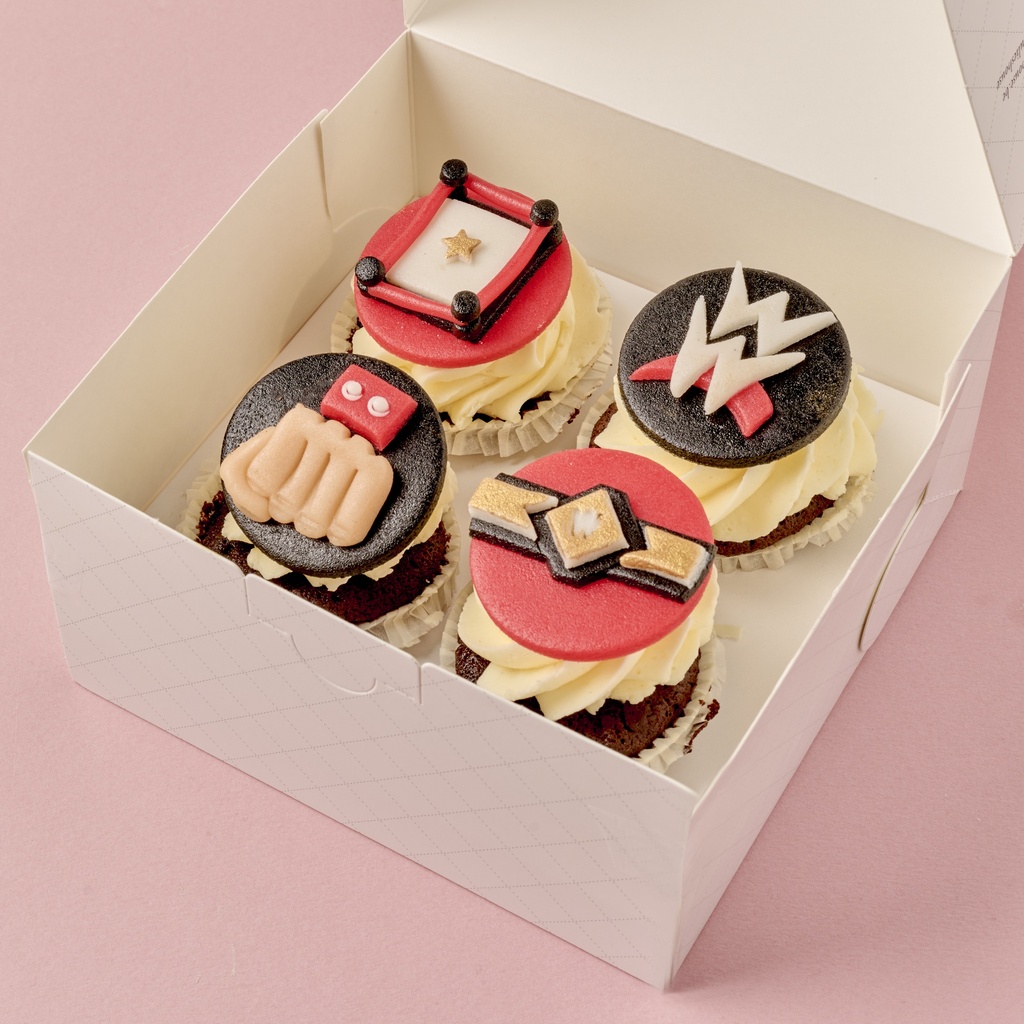 Wrestle cupcake box