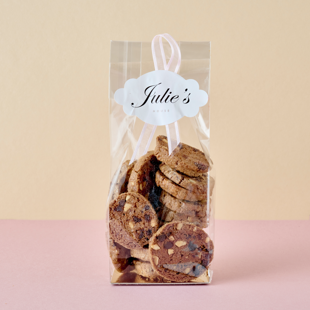 Sablé met hazelnoot en chocolade