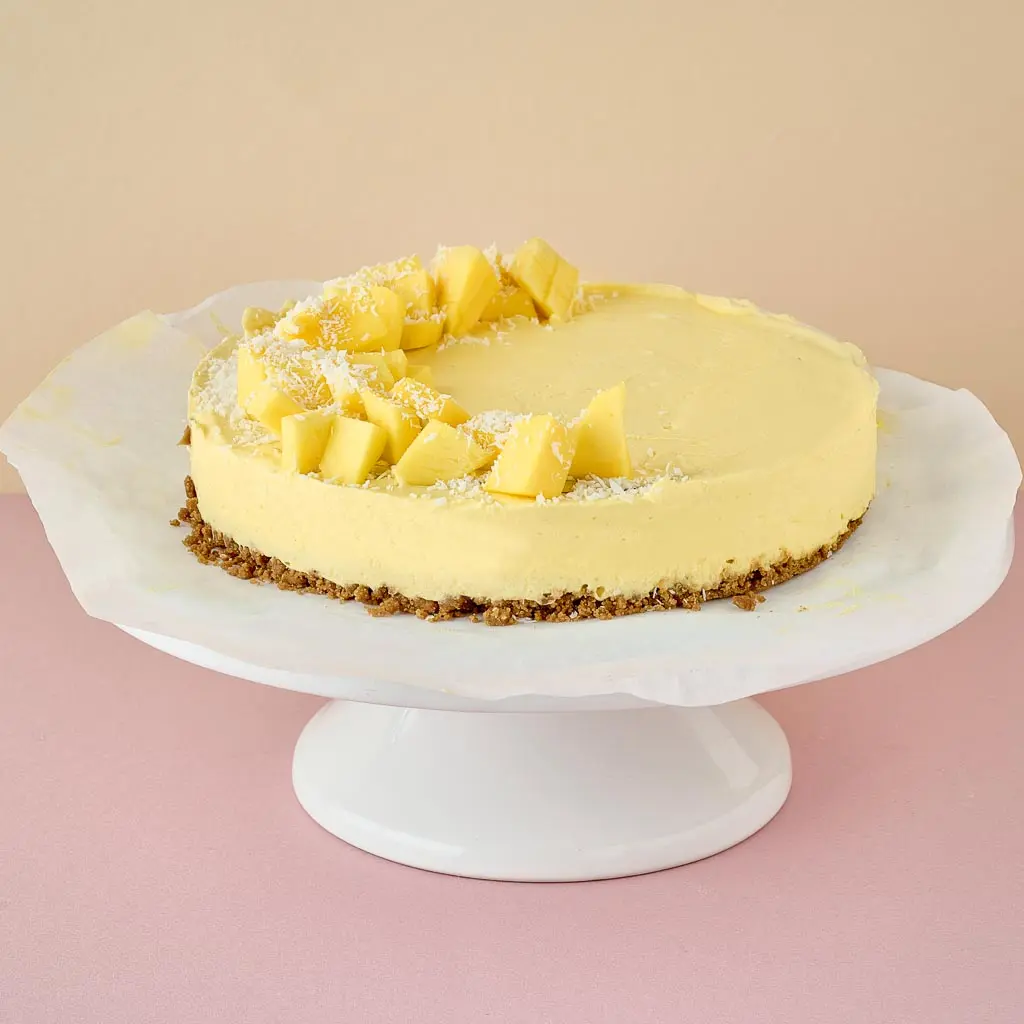 VEGAN: Mango Kaastaart