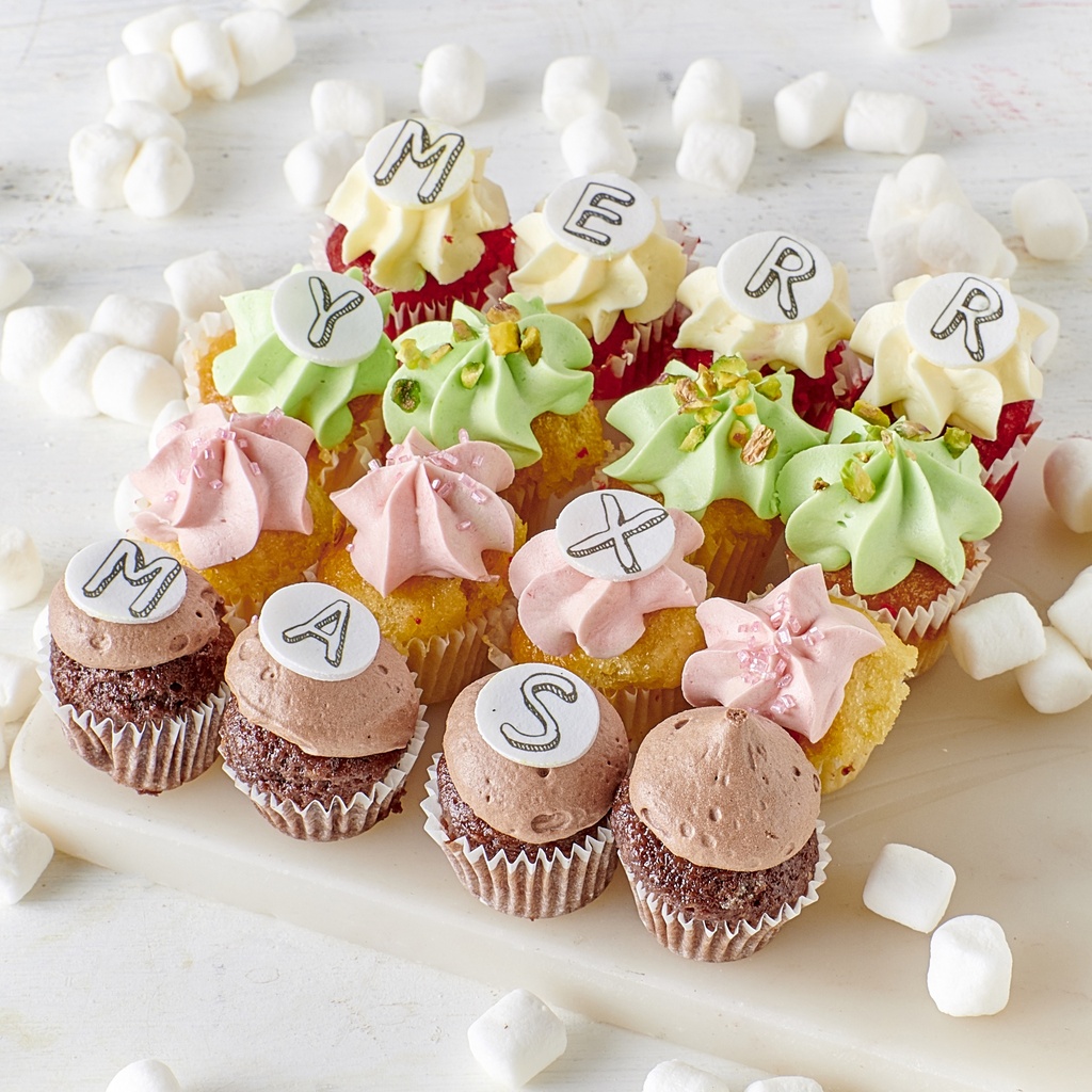 Mini cupcakes Noël