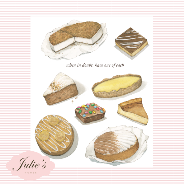 Carte Postale Mix de Gâteaux