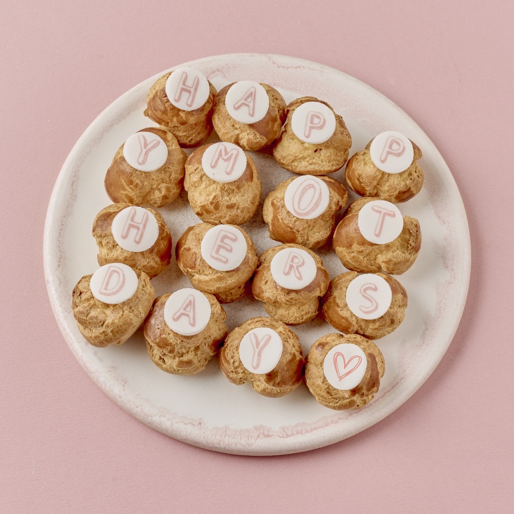 Moederdag: mini soezen (16 stuks)