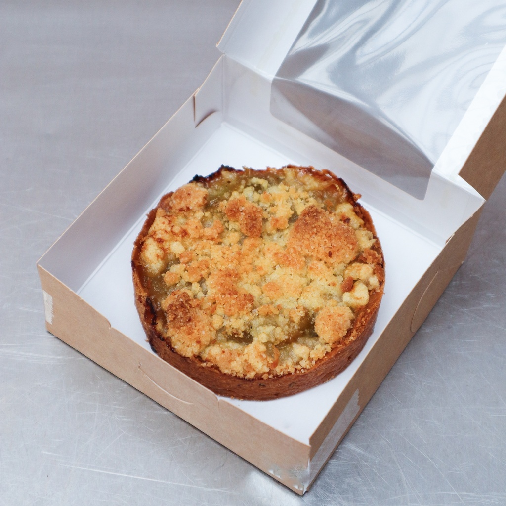 Crumble met rabarber (1p)