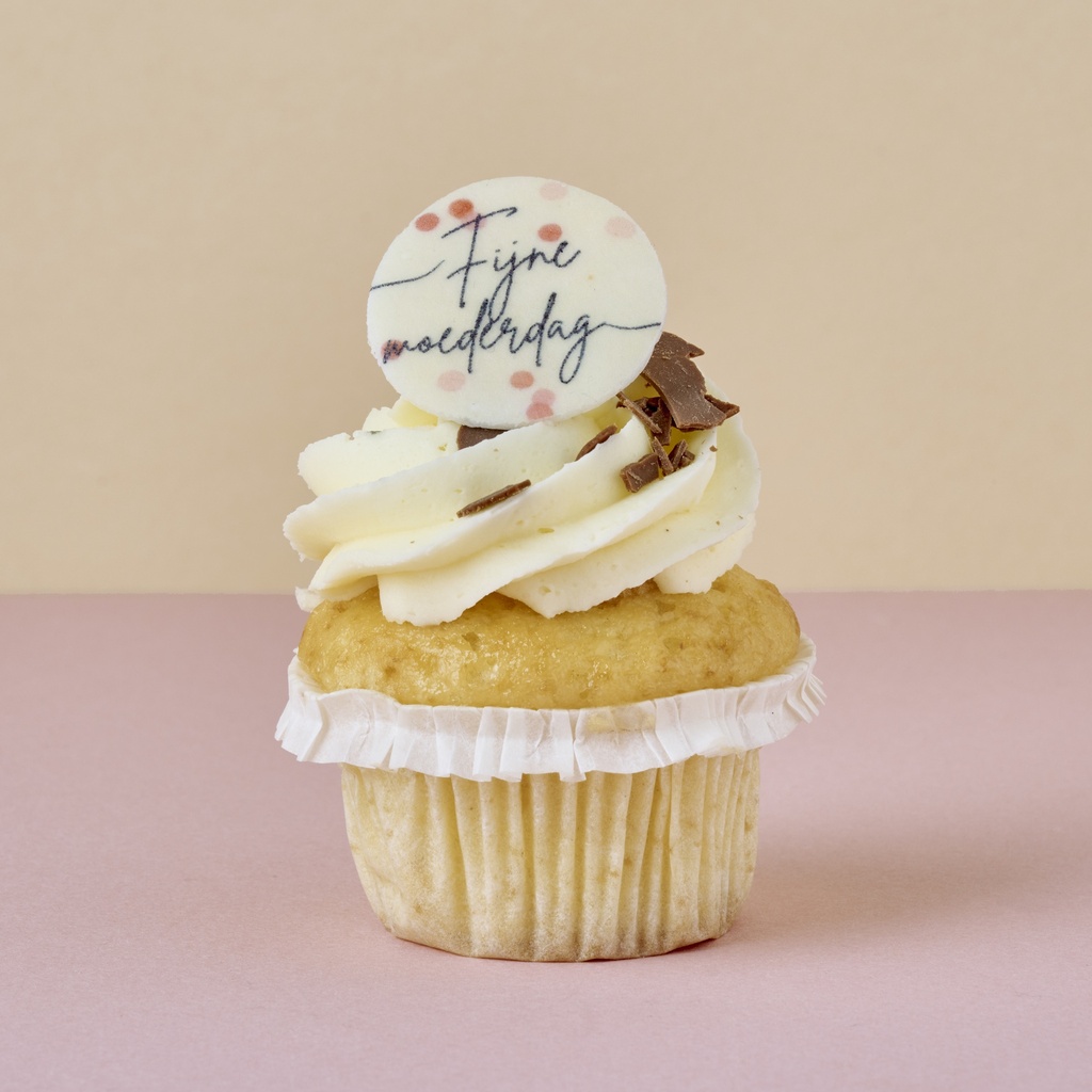 Moederdag: vanillecupcake