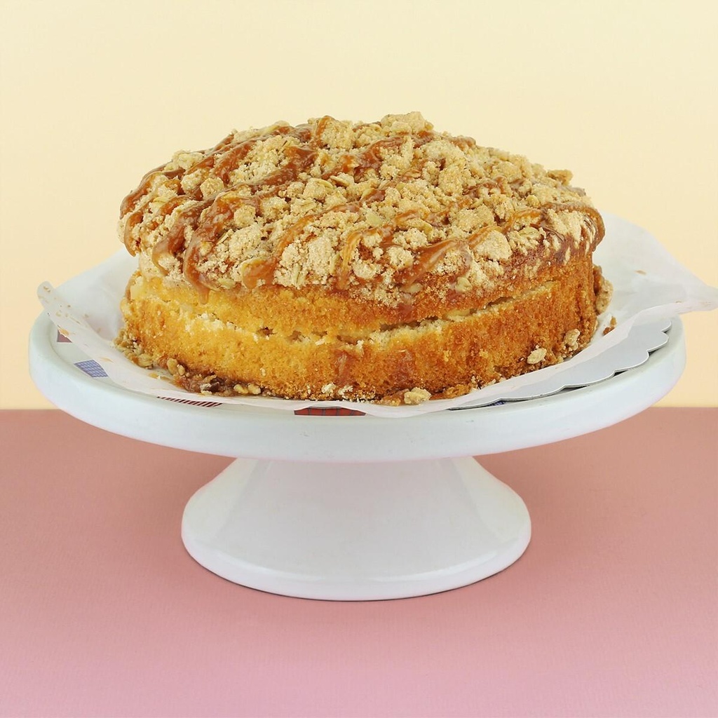 Apple caramel cake round (6 persons)