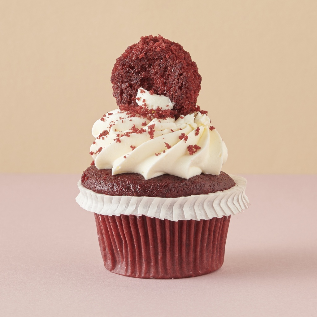 Red Velvet cupcake (vegan) (medium) (kopie)